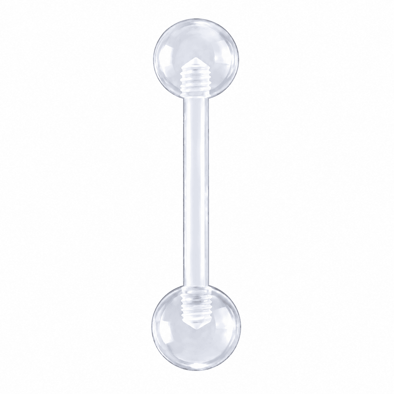 Clear Bioplast Tongue Ring