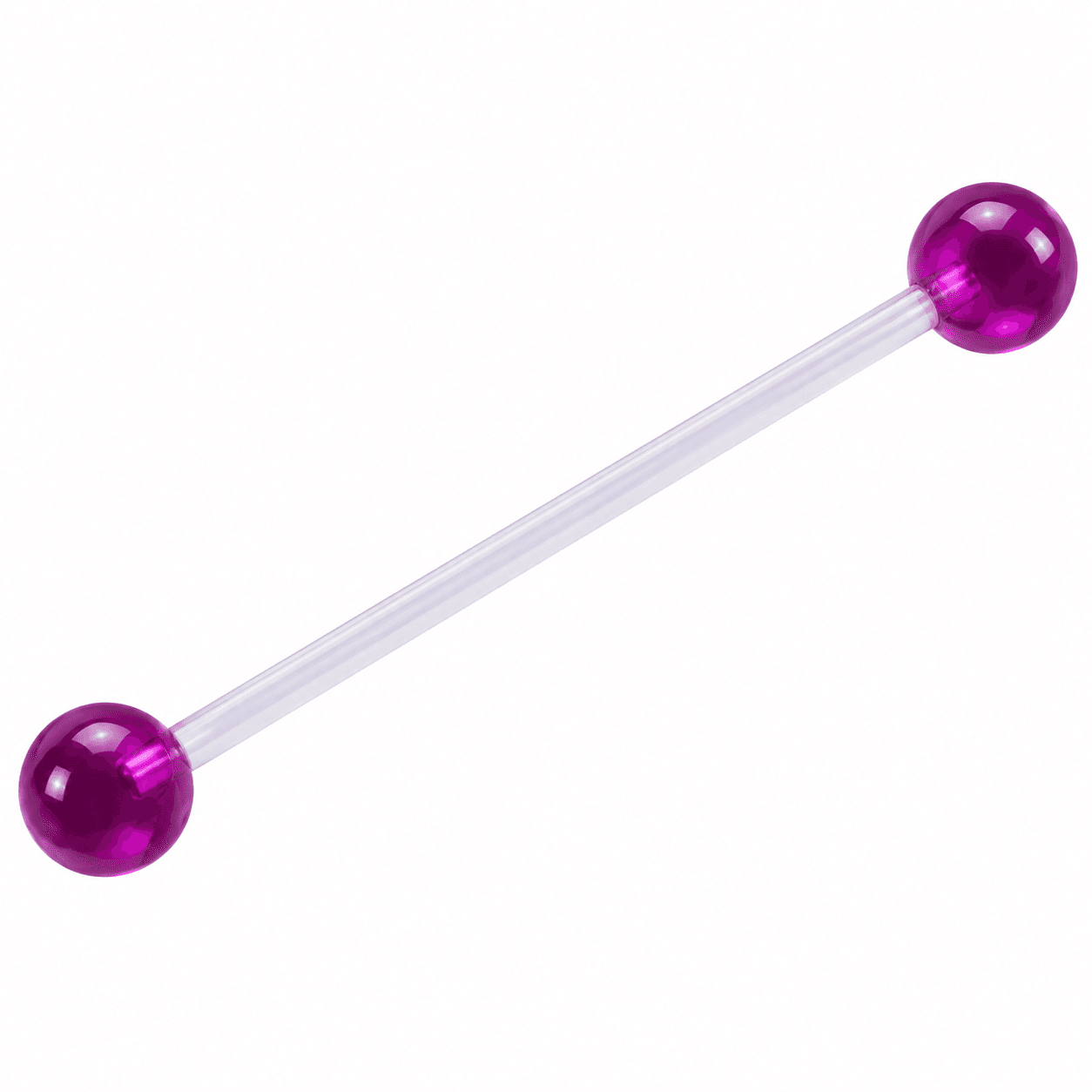 Purple Bioplast Flexible Piercing Retainer π