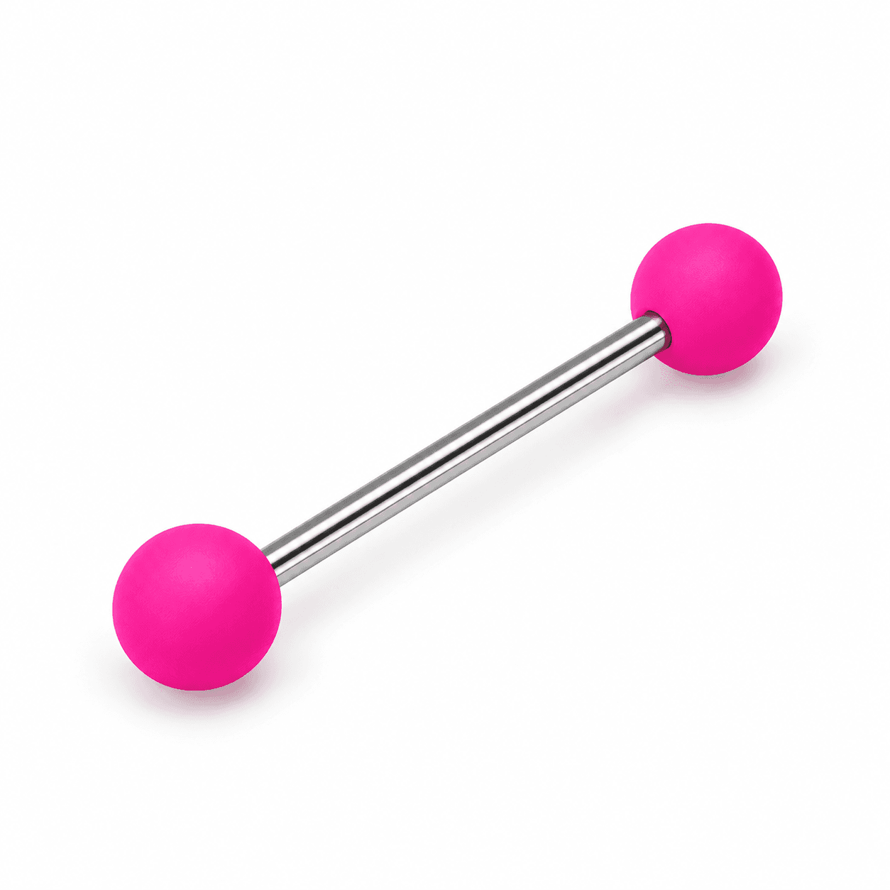 Purple Matte Acrylic Tongue Barbell ๐