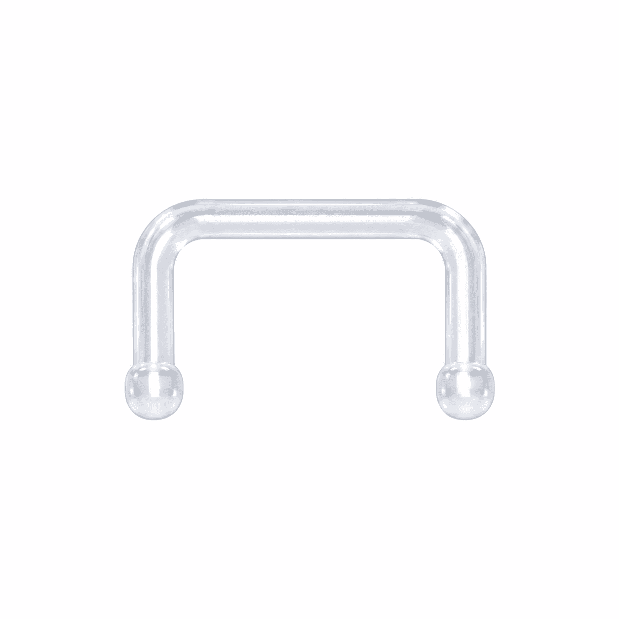 Clear Bioplast U-Shaped Septum Retainer