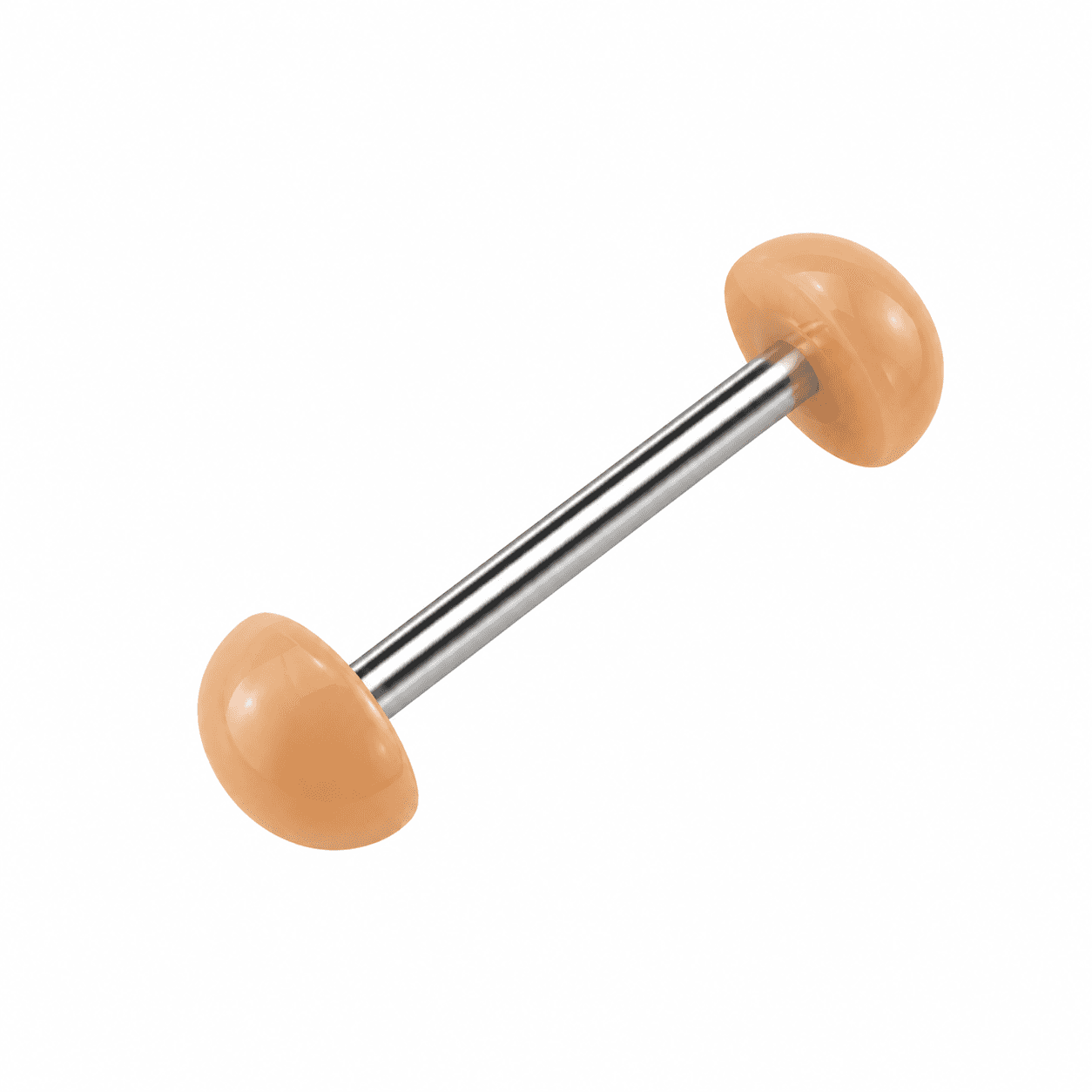 Tan Acrylic Tongue Barbell ๐ค