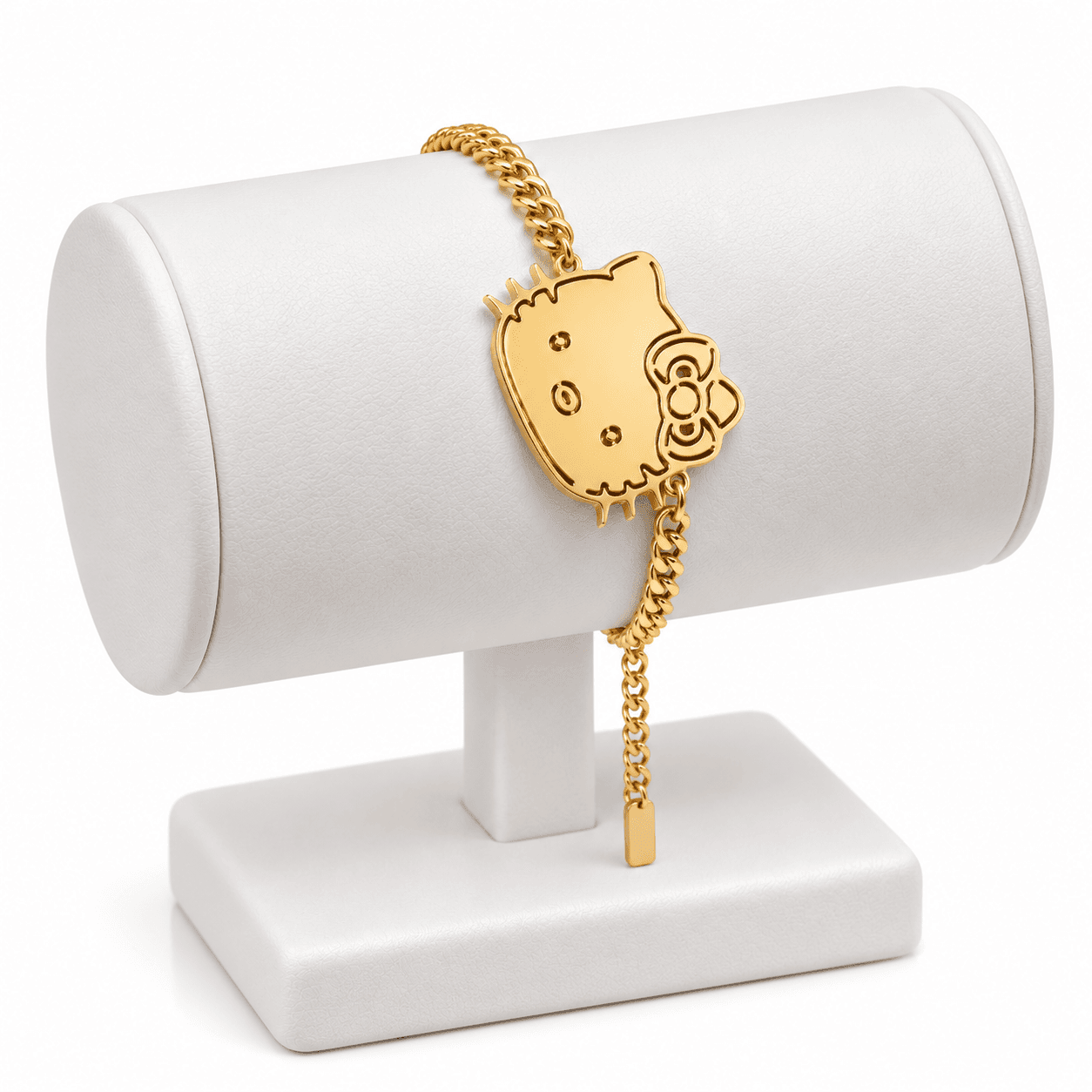 Gold Hello Kitty Adjustable Bracelet