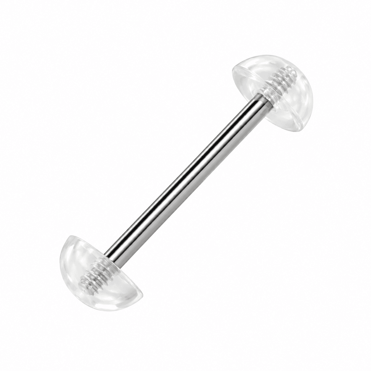 Clear Acrylic Tongue Barbell ๐ค
