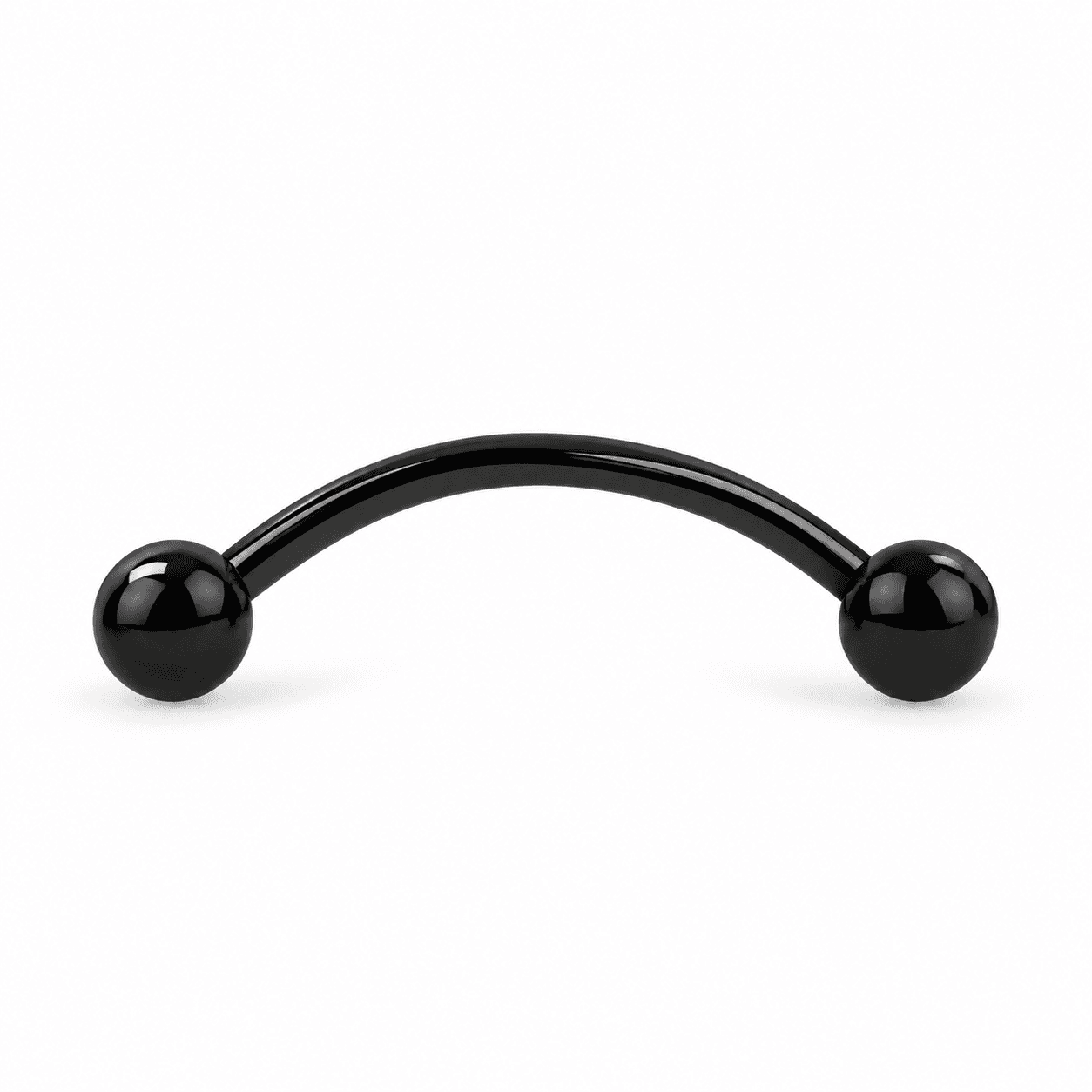 Black Snake Eyes Curved Barbell