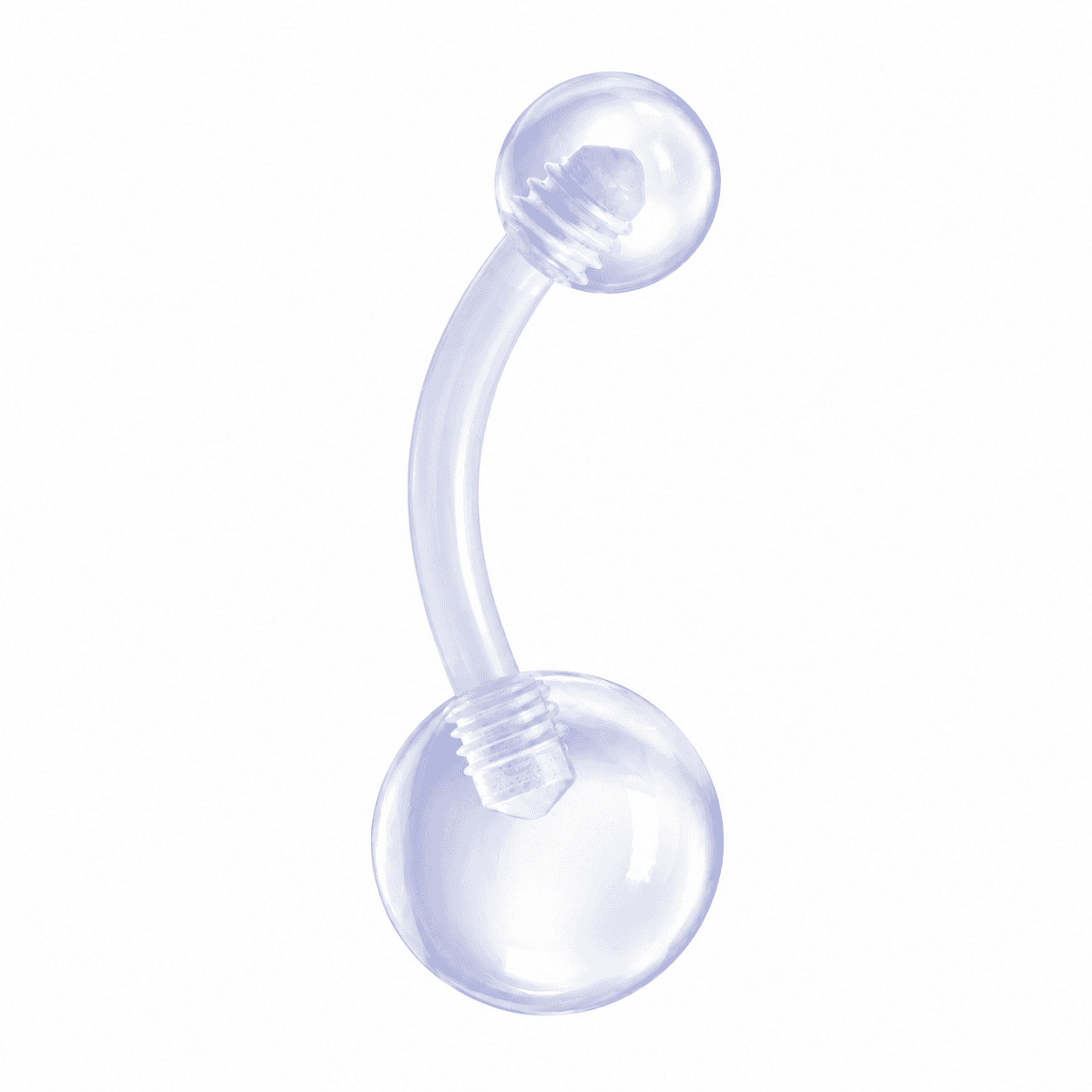 Clear Bioplast Belly Ring π€