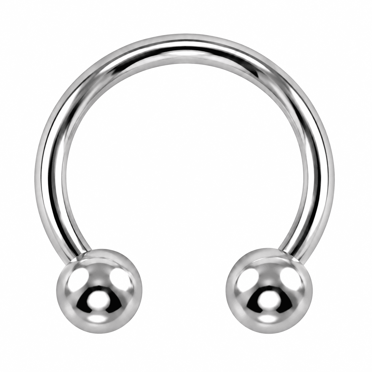 Silver Classic Horseshoe Ring 12mm โจ