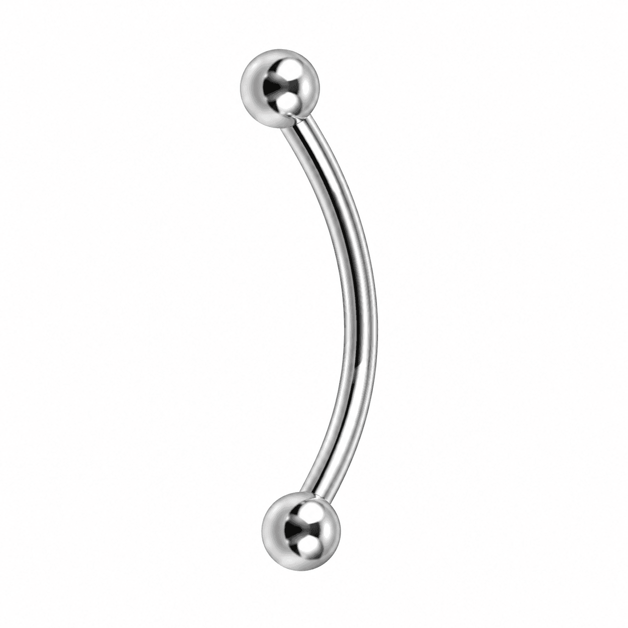 Silver Surgical Steel Snake Eyes Barbell