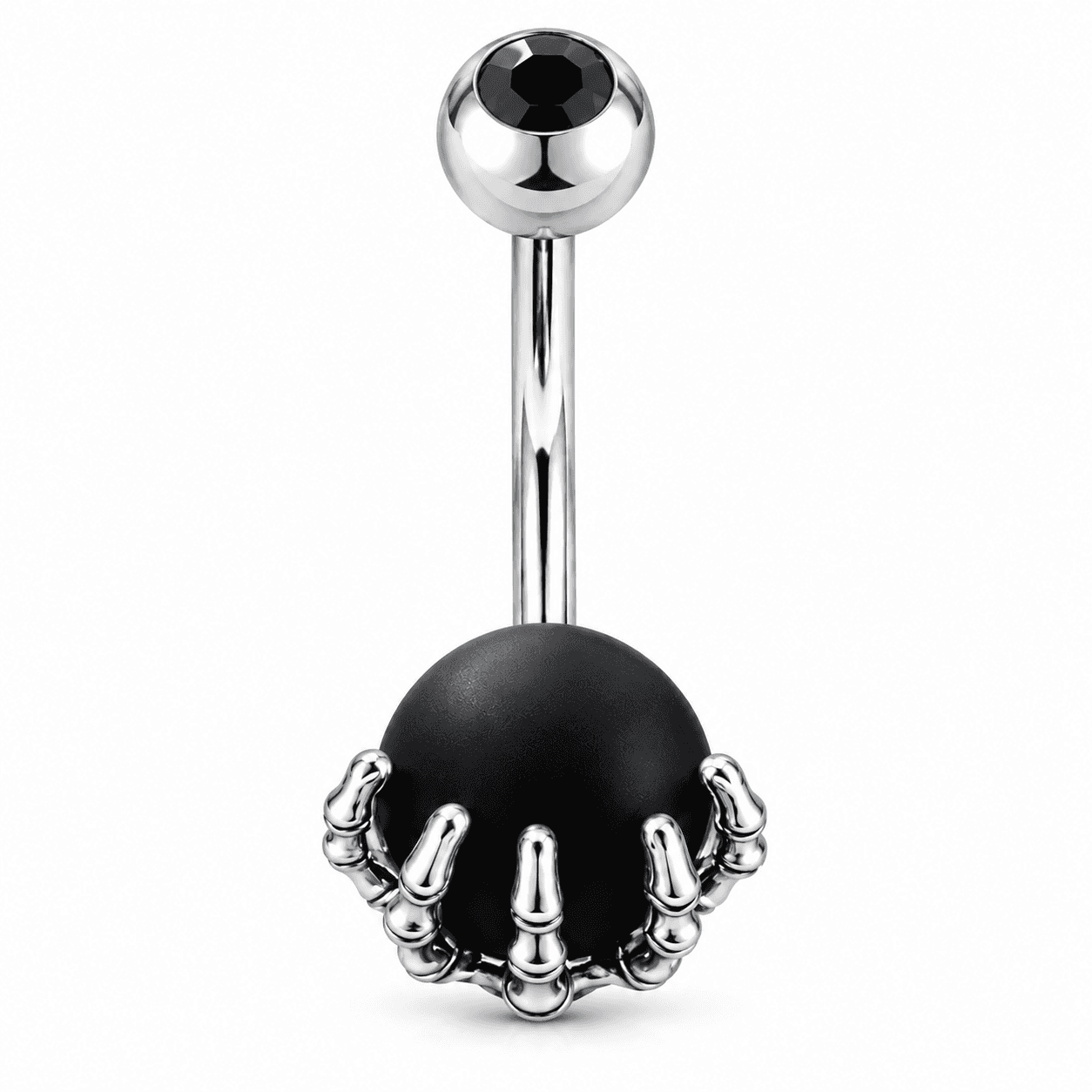 Skeletal Claw Black Belly Ring π€