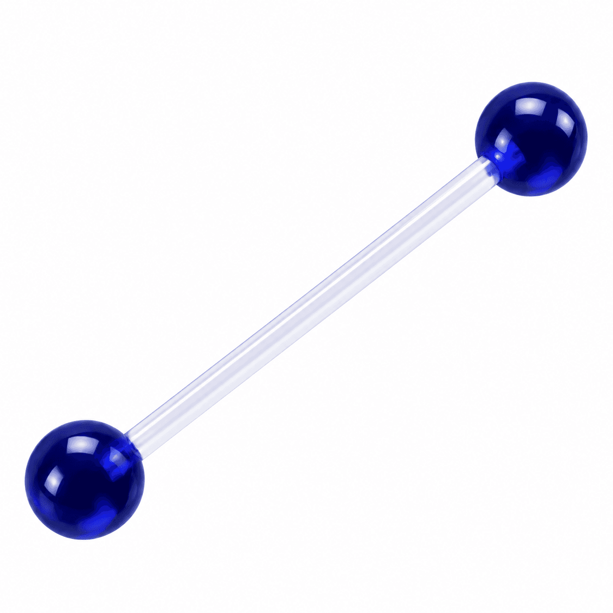 Dark Blue Bioplast Flexible Piercing Retainer π